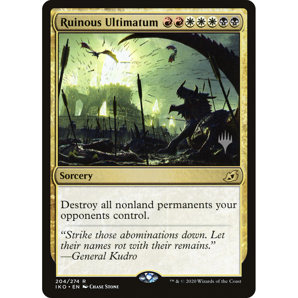 Ruinous Ultimatum (PPIKO-204) - Ikoria: Lair of Behemoths Promos Foil