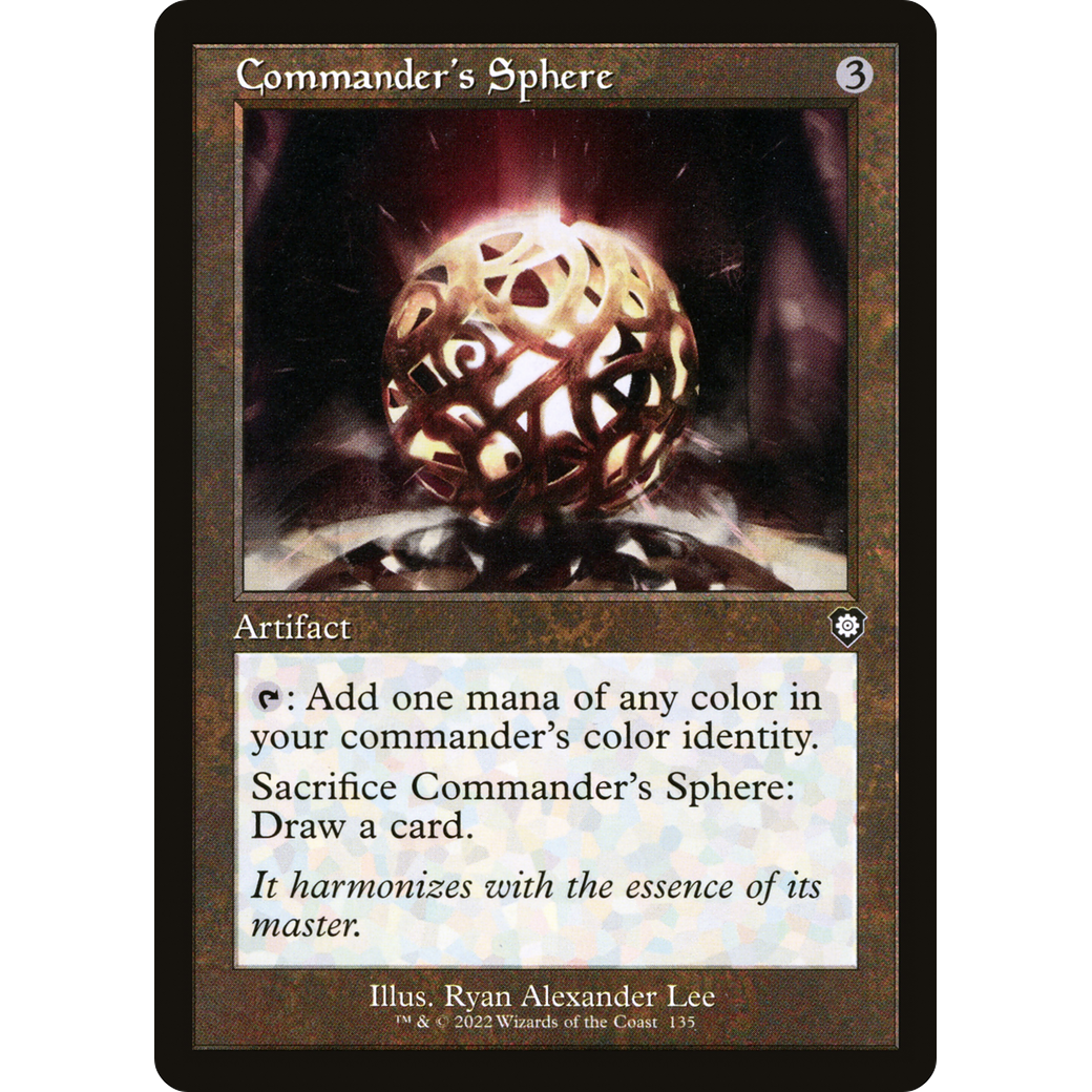 Commander's Sphere (Retro Frame) (BRC-135) - The Brothers' War Commander