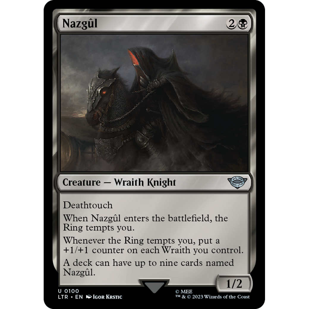 Nazgûl (LTR-100) - The Lord of the Rings: Tales of Middle-earth Foil
