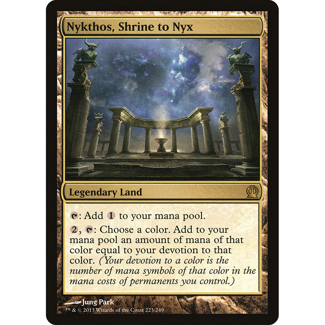 Nykthos, Shrine to Nyx (THS-223) - Theros Foil