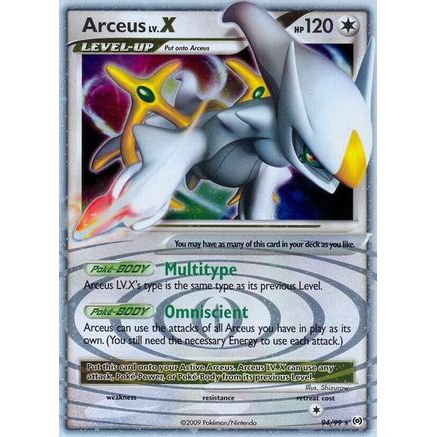 Arceus Lv.X (94) 94/99 - Arceus Holofoil
