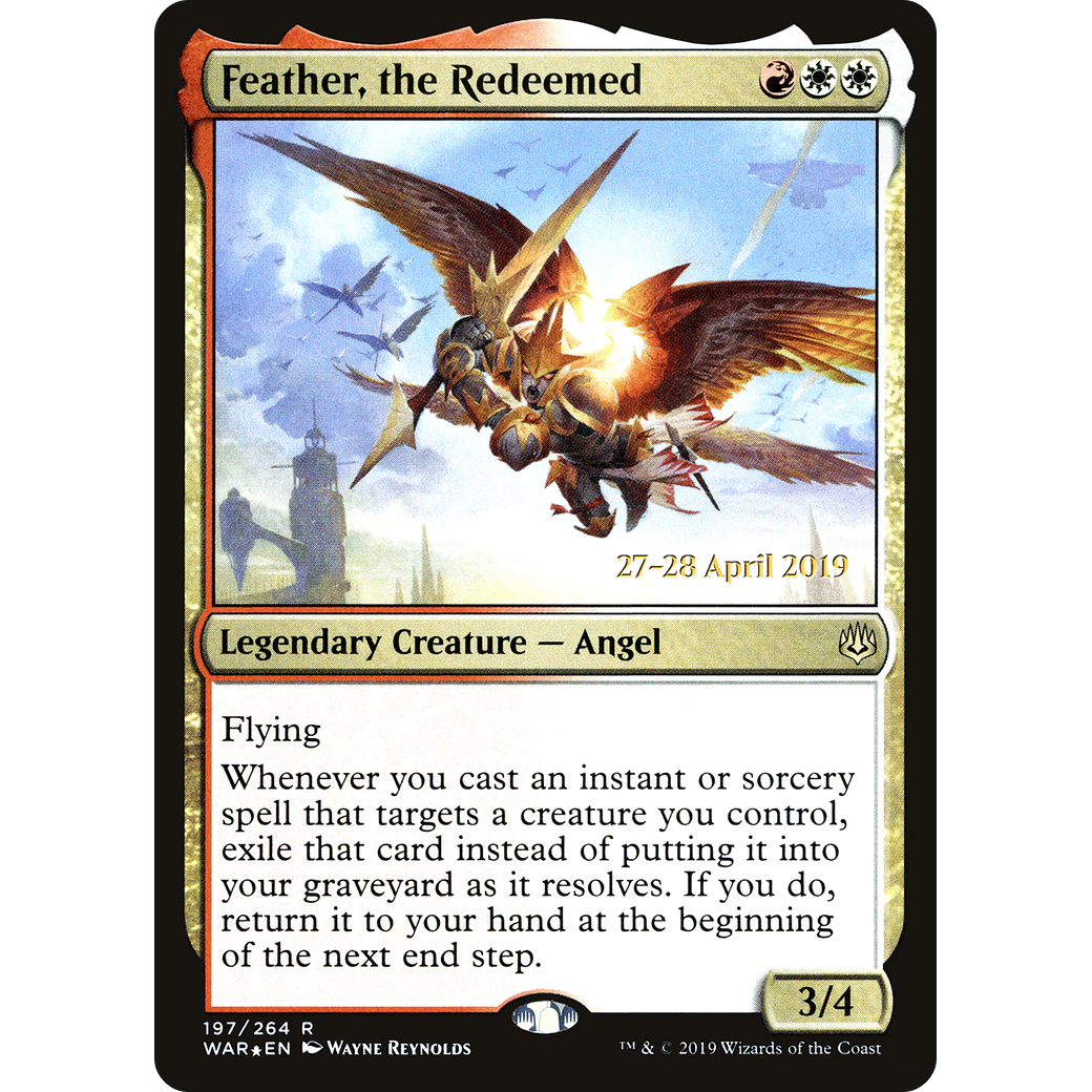Feather, the Redeemed (PRE-197) - War of the Spark Promos Foil