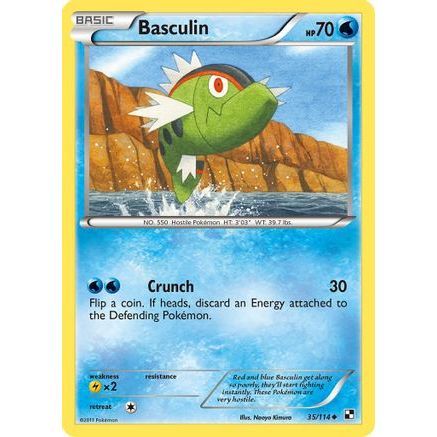Basculin 35/114 - Black and White Reverse Holofoil
