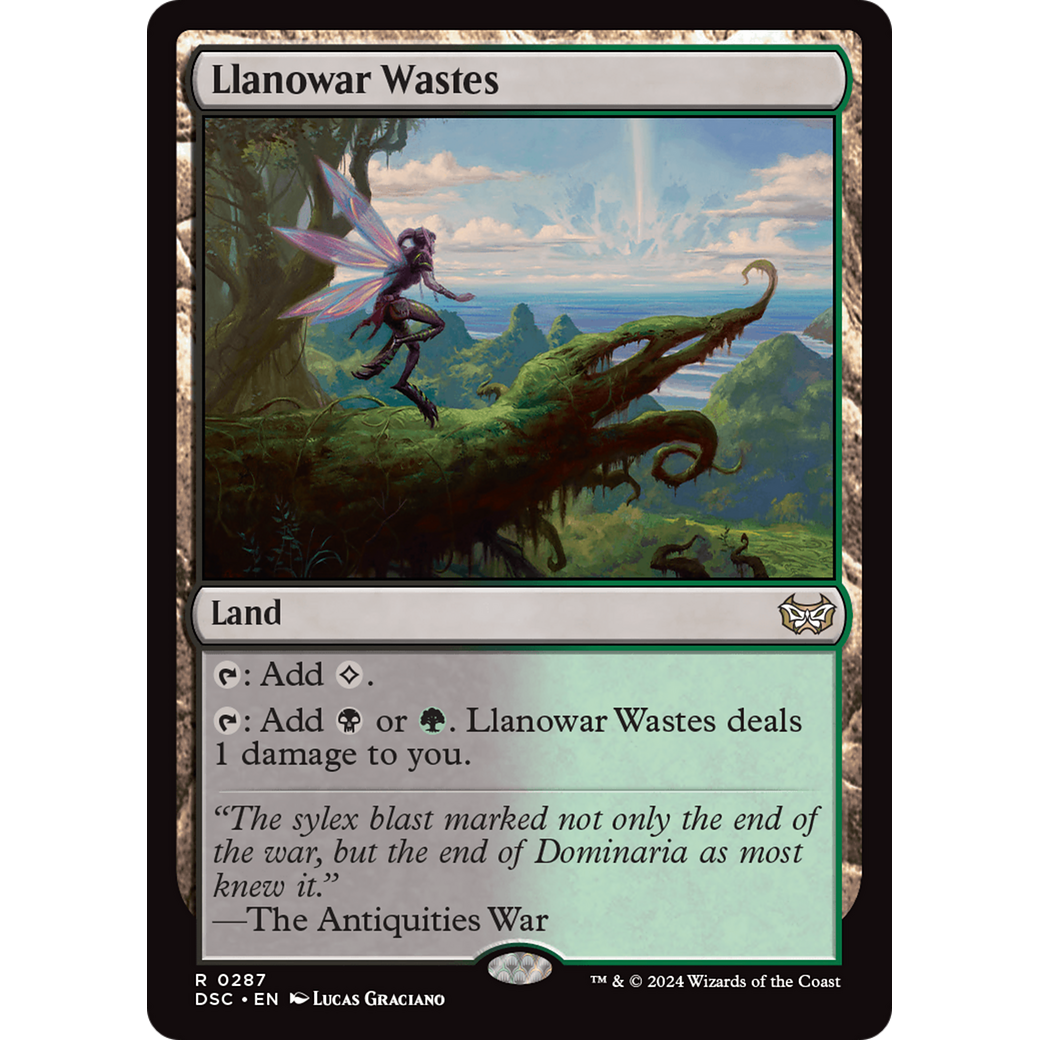 Llanowar Wastes (DSC-287) - Duskmourn: House of Horror Commander