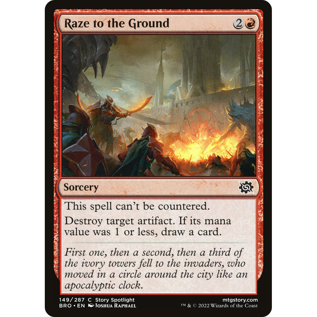 Raze to the Ground (BRO-149) - The Brothers' War