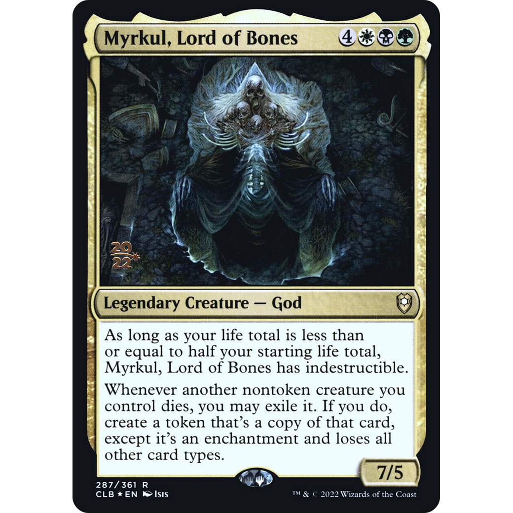 Myrkul, Lord of Bones (PRE-287S) - Battle for Baldur's Gate Promos Foil