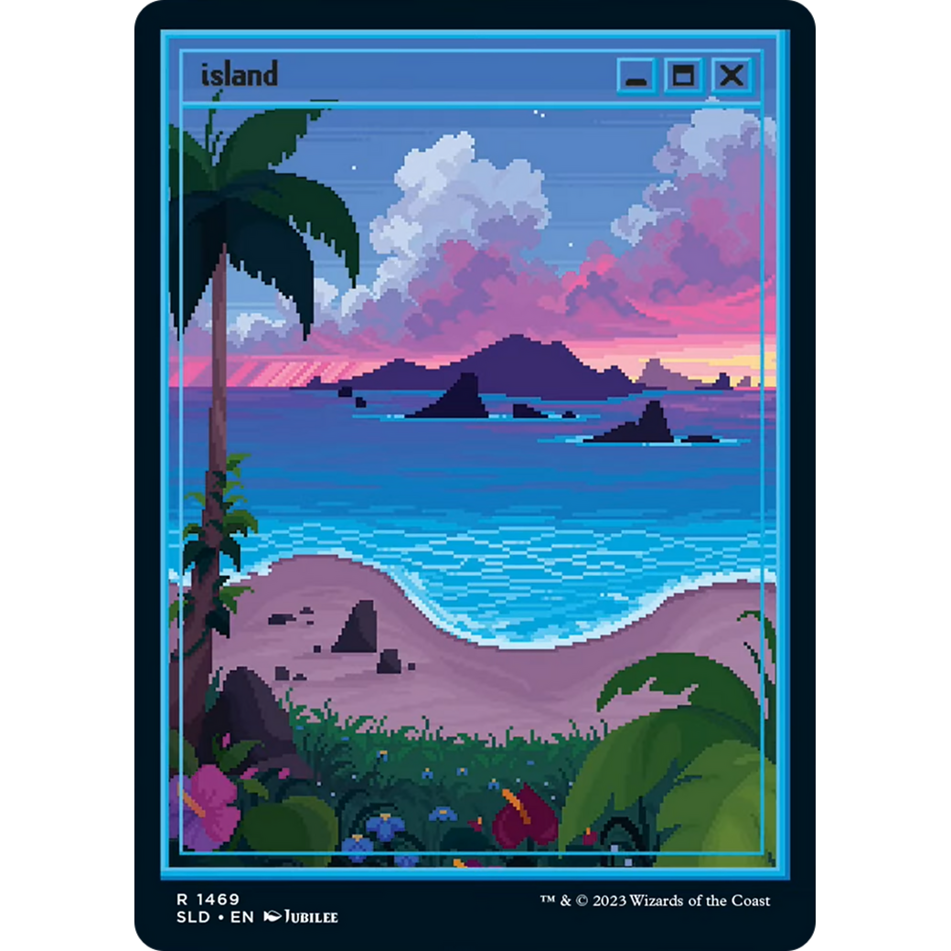 Island (1469) (SLD-1469) - Secret Lair Drop Foil