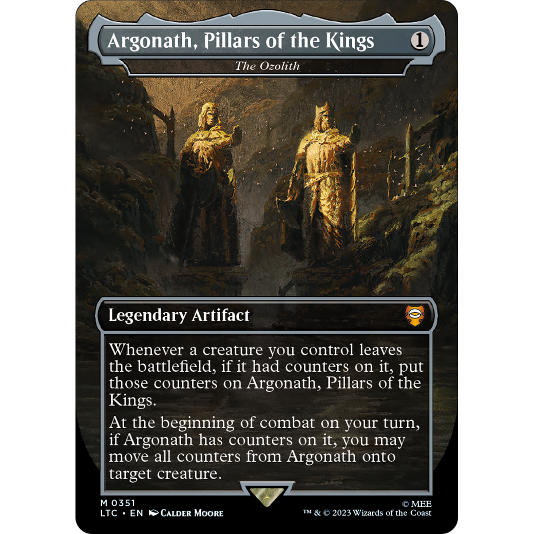 The Ozolith (LTC-351) - Tales of Middle-earth Commander / Argonath, Pillars of the Kings (Borderless) Foil