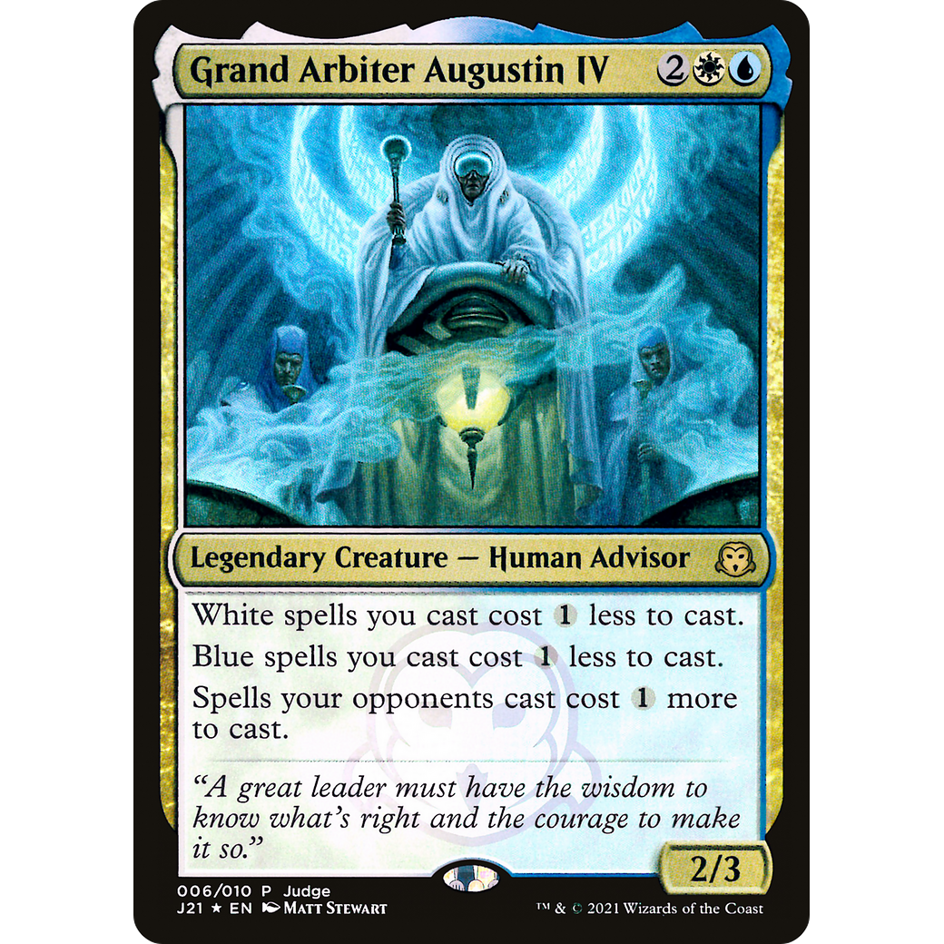 Grand Arbiter Augustin IV (JDG-006) - Judge Gift Cards 2021 Foil