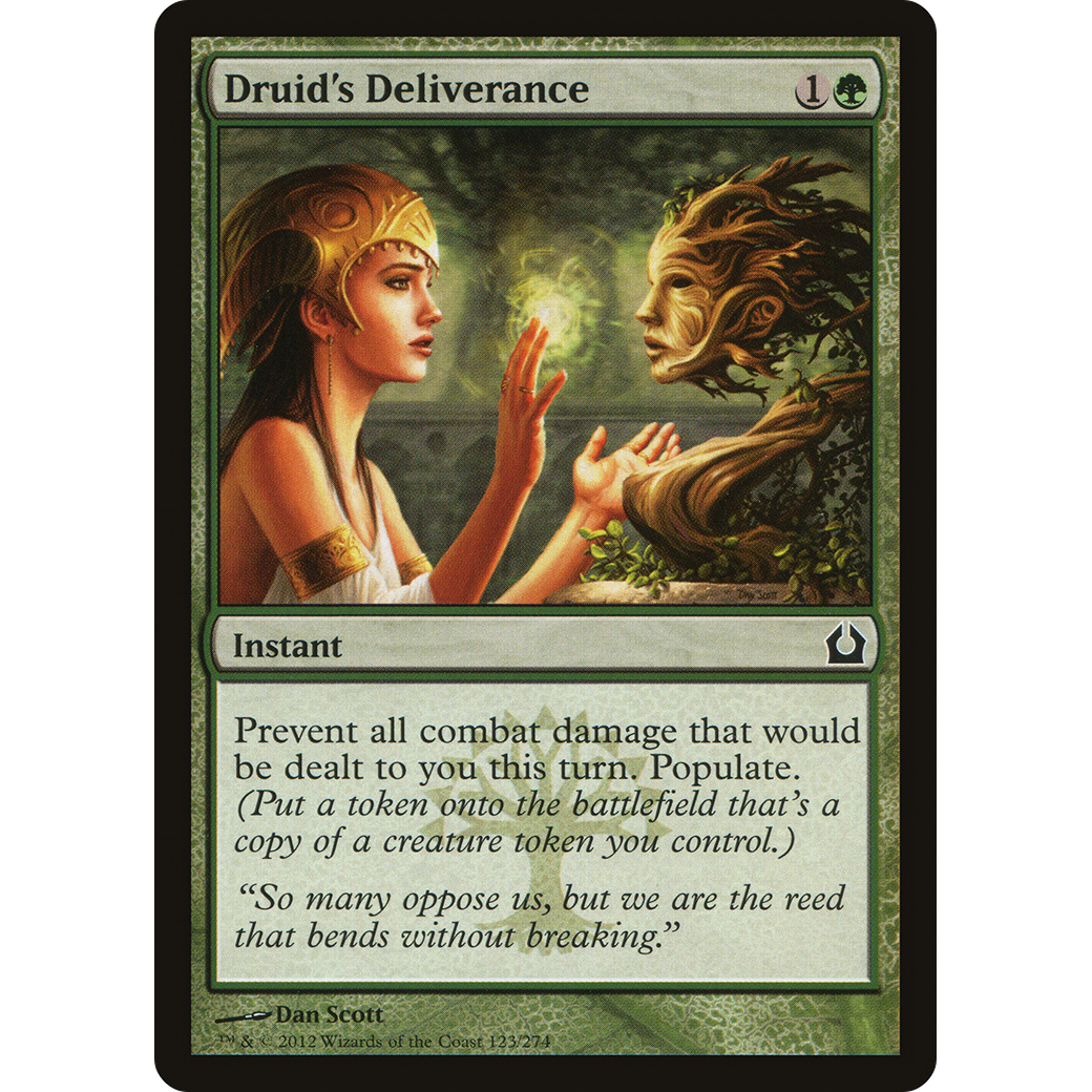 Druid's Deliverance (RTR-123) - Return to Ravnica Foil