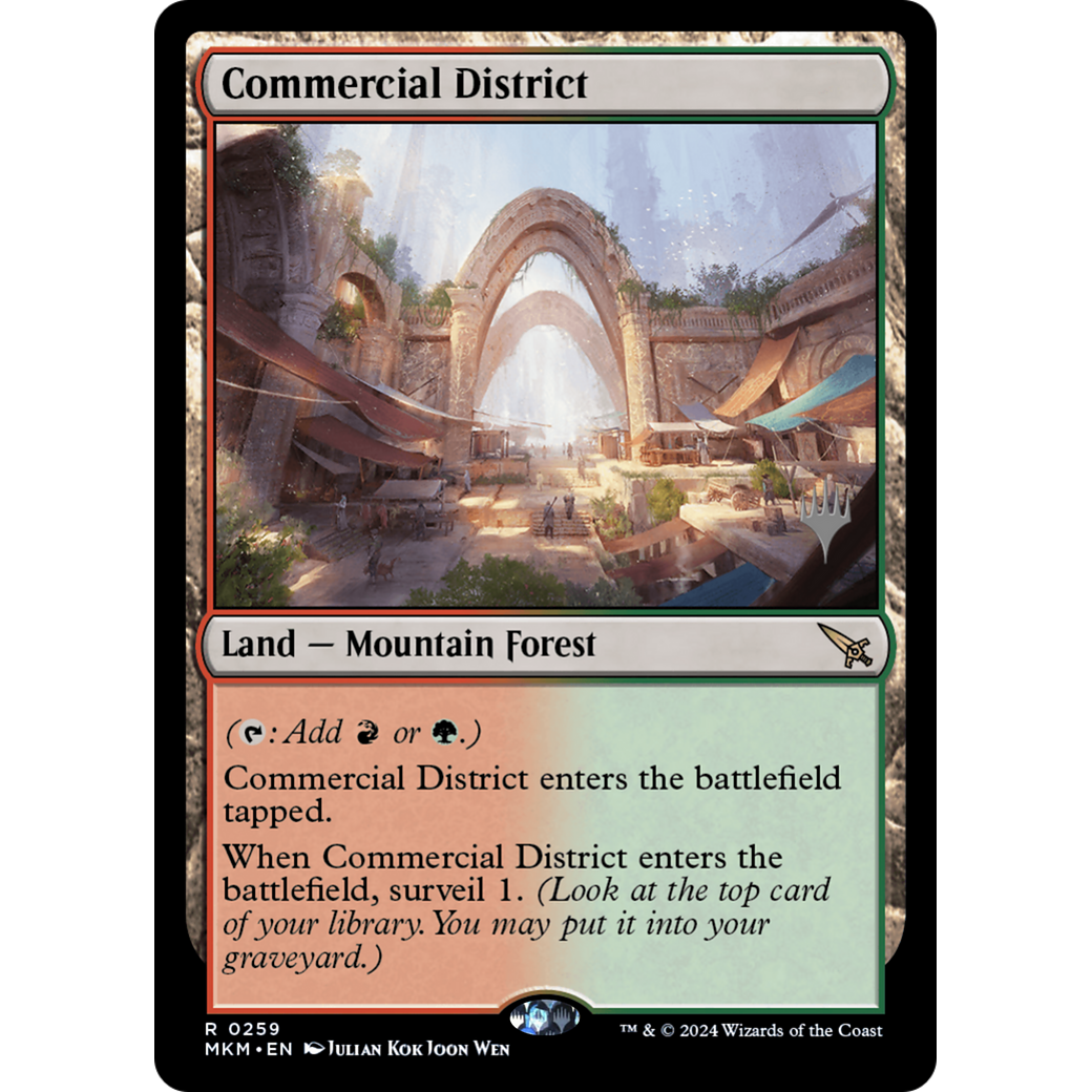 Commercial District (PPMKM-259P) - Murders at Karlov Manor Promos Foil
