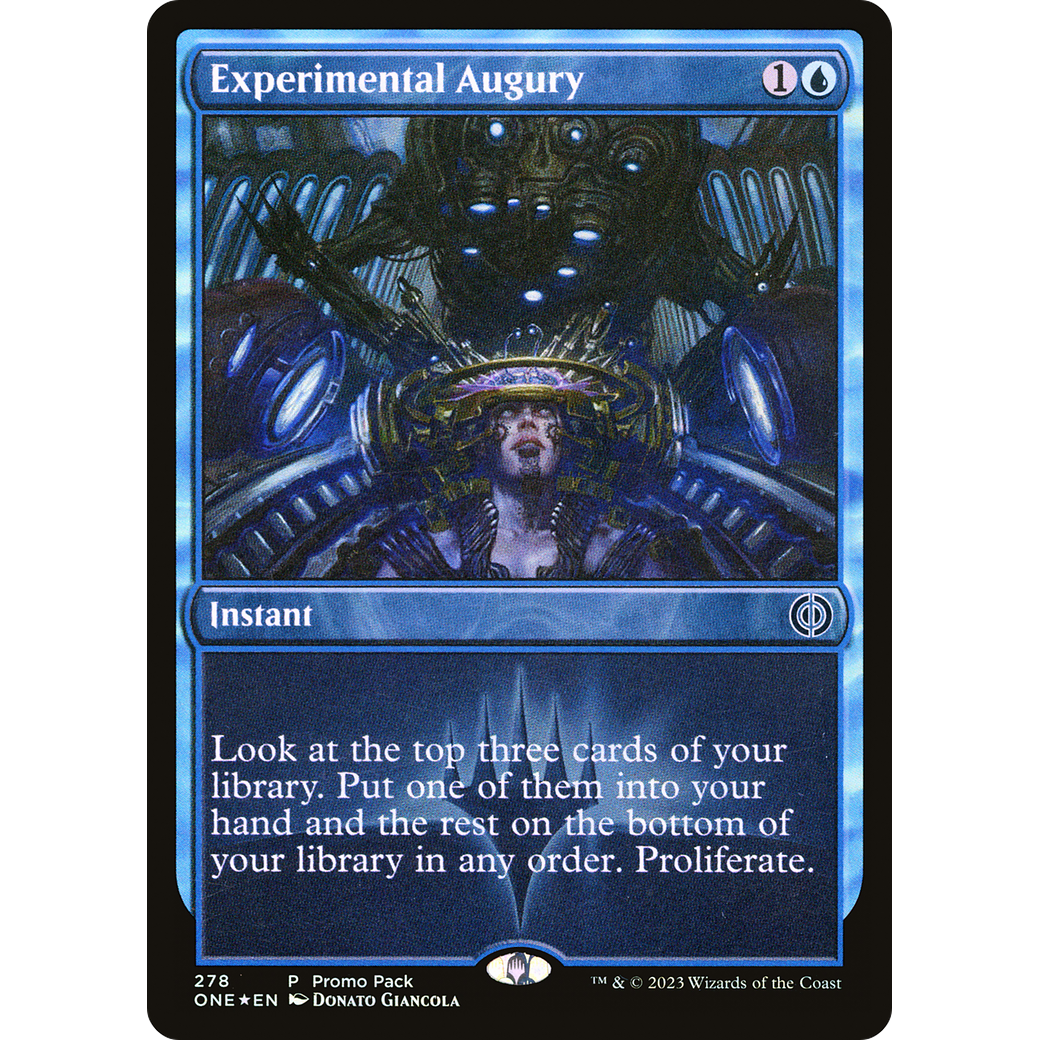 Experimental Augury (PPONE-278) - Phyrexia: All Will Be One Foil