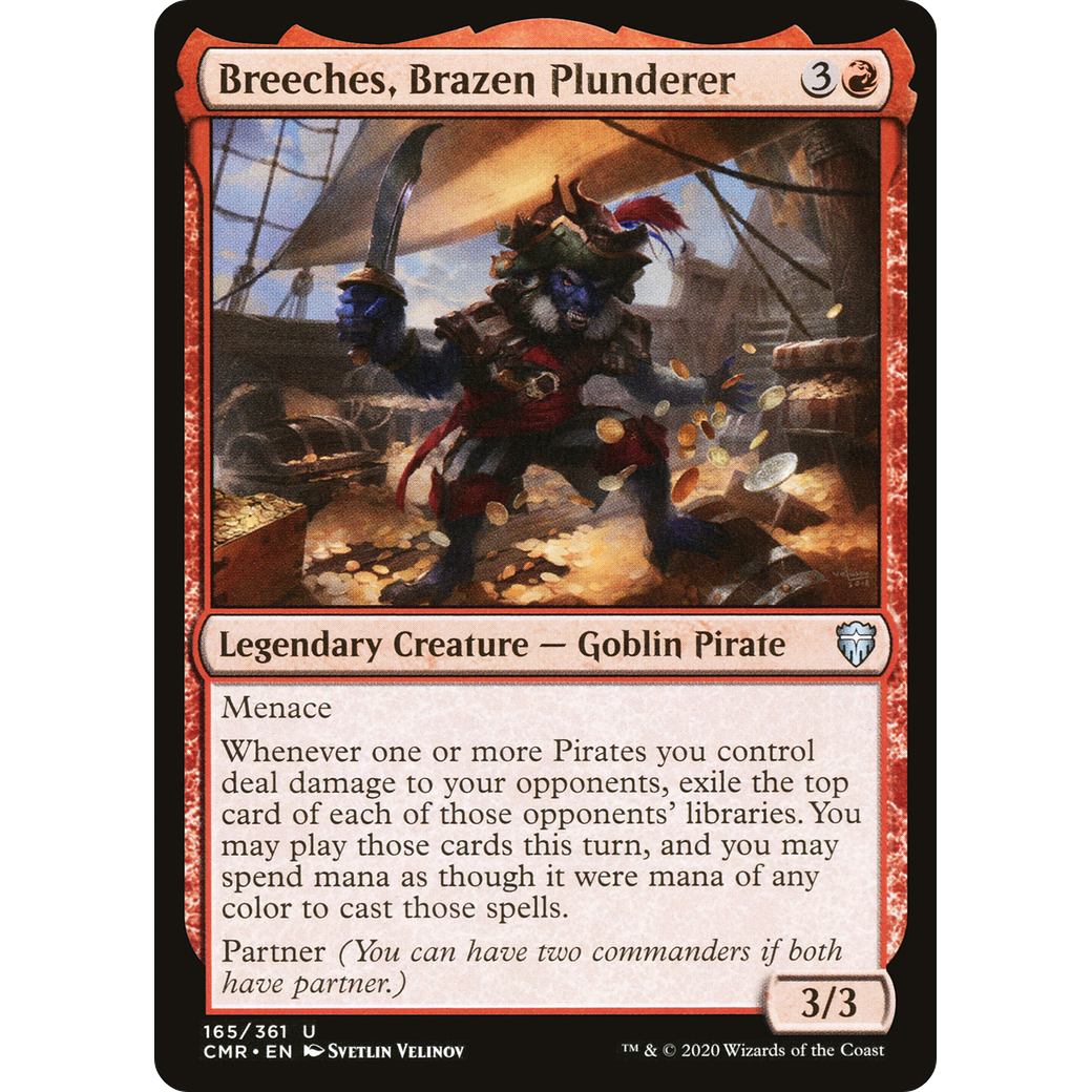 Breeches, Brazen Plunderer (CMR-165) - Commander Legends