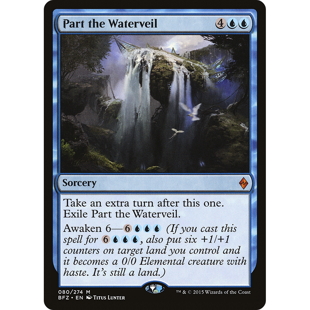 Part the Waterveil (BFZ-080) - Battle for Zendikar