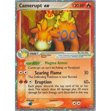 Camerupt ex 92/106 - Emerald Holofoil