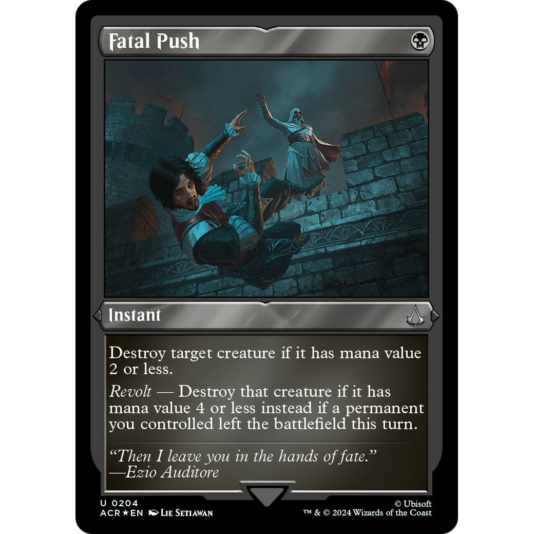 Fatal Push (ACR-204) - Assassin's Creed Etched Foil