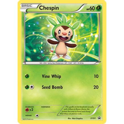 Chespin - XY01/211 - XY Promos Holofoil