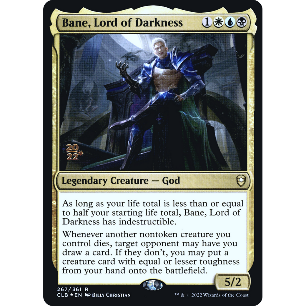 Bane, Lord of Darkness (PRE-267S) - Battle for Baldur's Gate Promos Foil