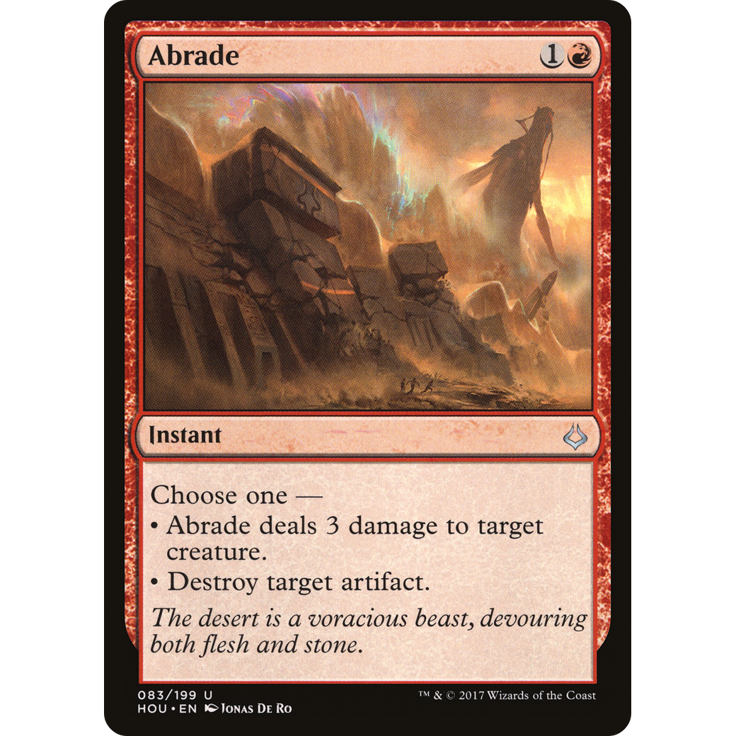 Abrade (HOU-083) - Hour of Devastation Foil