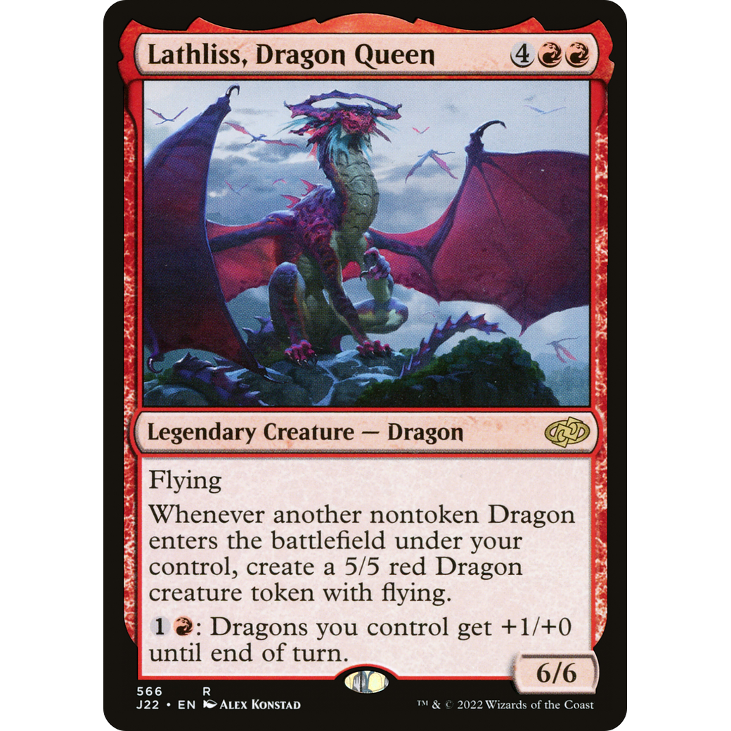 Lathliss, Dragon Queen (J22-566) - Jumpstart 2022