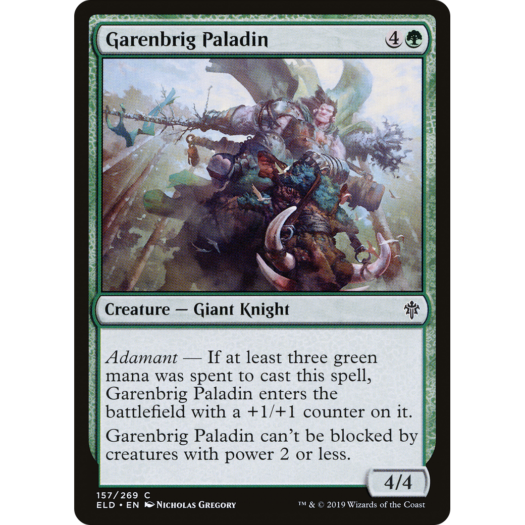 Garenbrig Paladin (ELD-157) - Throne of Eldraine