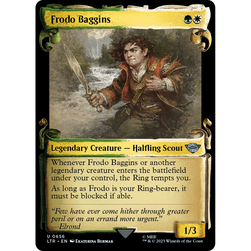 Frodo Baggins (LTR-656) - The Lord of the Rings: Tales of Middle-earth: (Showcase) Foil