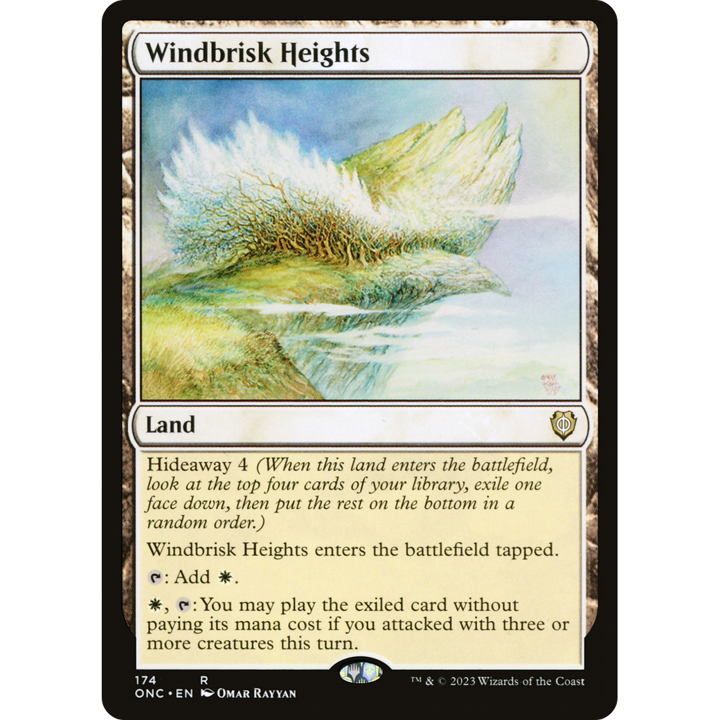 Windbrisk Heights (ONC-174) - Phyrexia: All Will Be One Commander