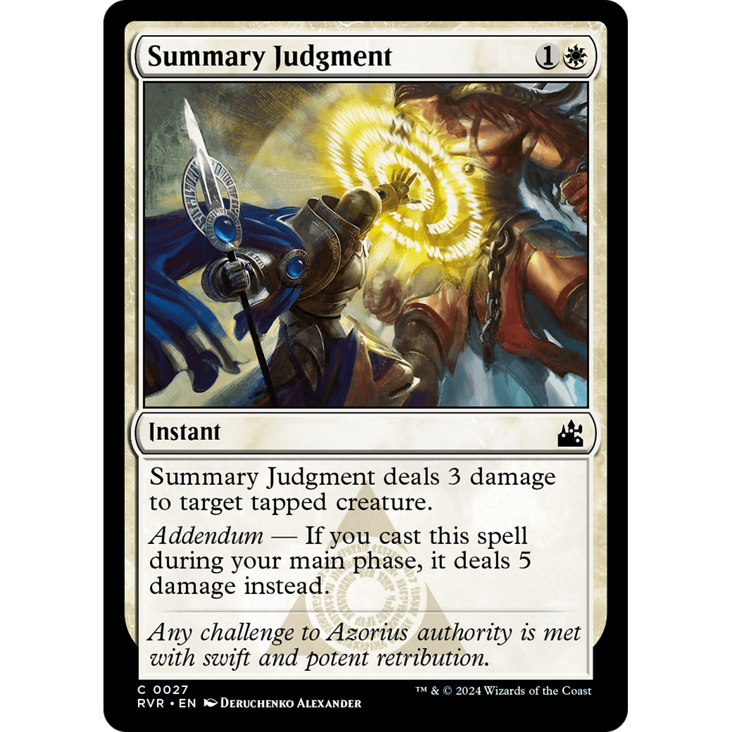 Summary Judgment (RVR-027) - Ravnica Remastered