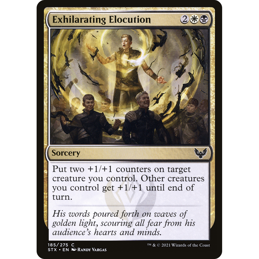 Exhilarating Elocution (STX-185) - Strixhaven: School of Mages
