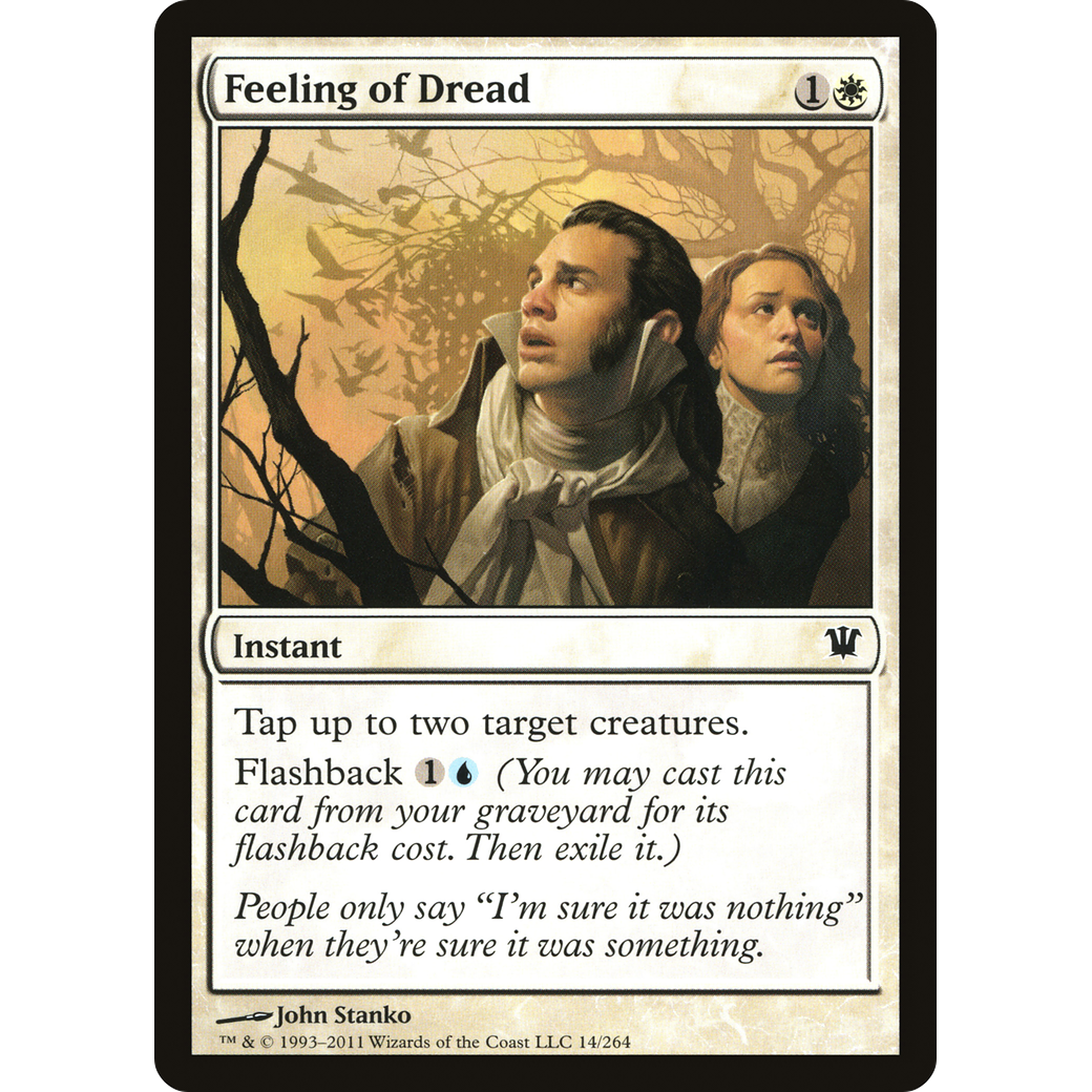 Feeling of Dread (ISD-014) - Innistrad Foil
