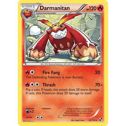 Darmanitan 25/114 - Black and White