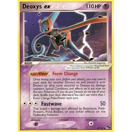 Deoxys ex 17/17 - POP Series 4