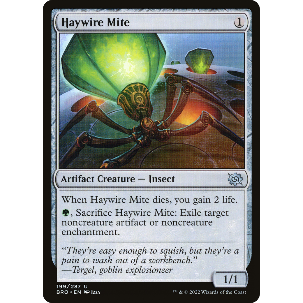 Haywire Mite (BRO-199) - The Brothers' War Foil