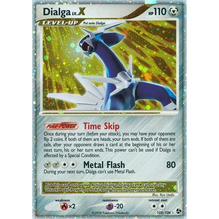 Dialga LV.X 105/106 - Great Encounters Holofoil