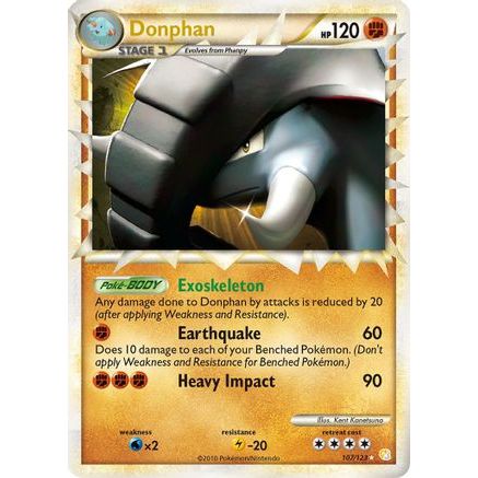 Donphan (Prime) 107/123 - HeartGold SoulSilver Holofoil