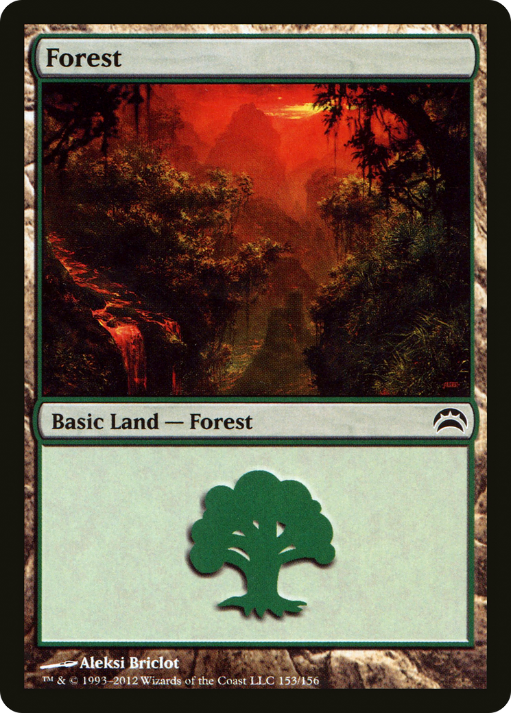 Forest (153) (PC2-153) - Planechase 2012 Foil