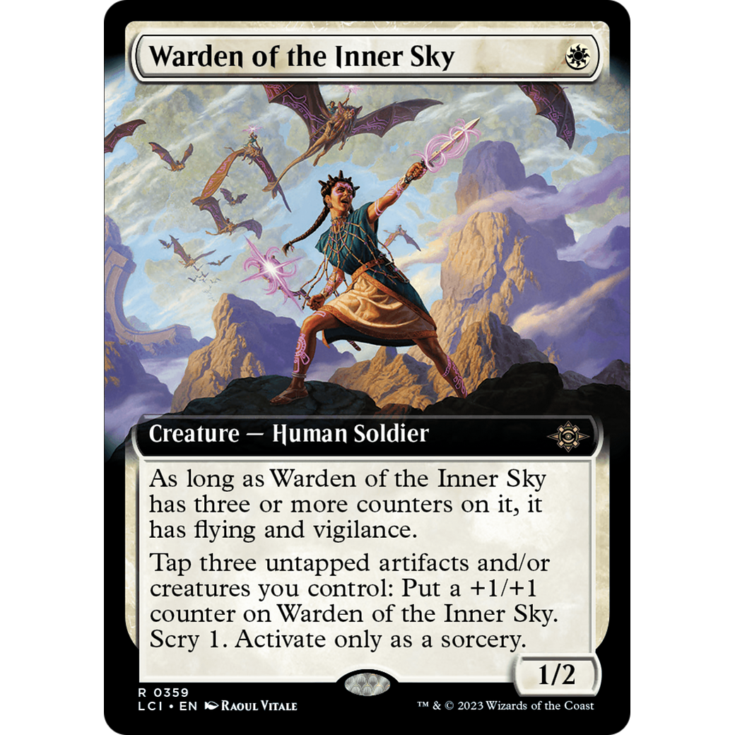 Warden of the Inner Sky (LCI-359) - The Lost Caverns of Ixalan: (Extended Art)