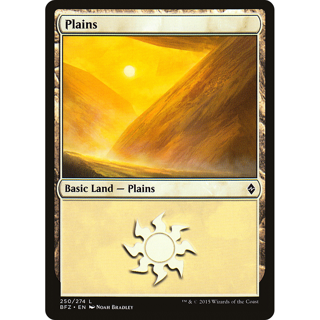 Plains (250) (BFZ-250) - Battle for Zendikar