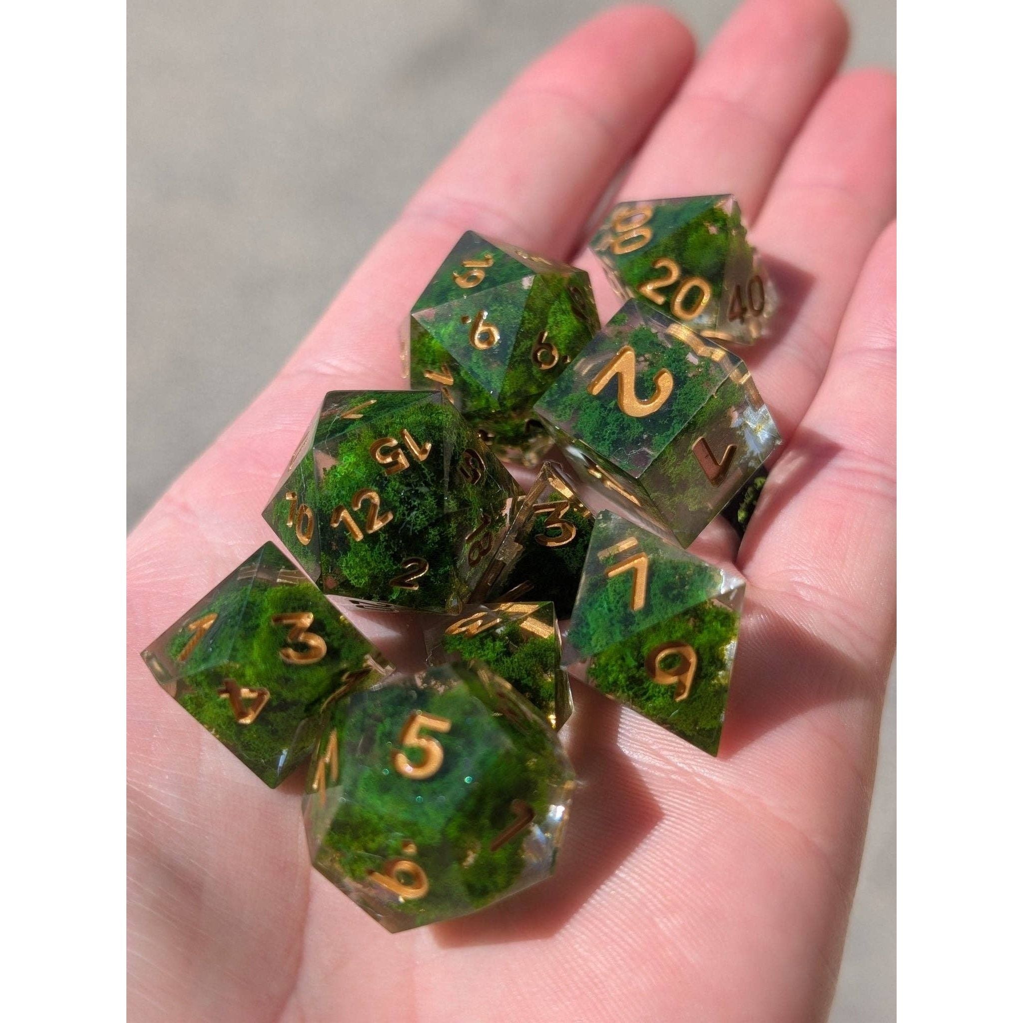 Druid’s Pact - 7 Piece Luxury D&D Dice Set
