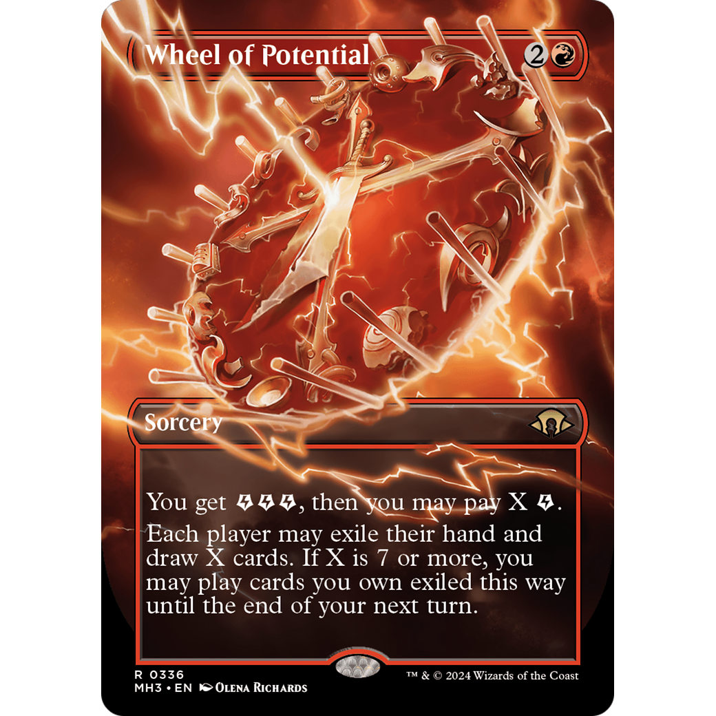 Wheel of Potential (MH3-336) - Modern Horizons 3 (Borderless) Foil