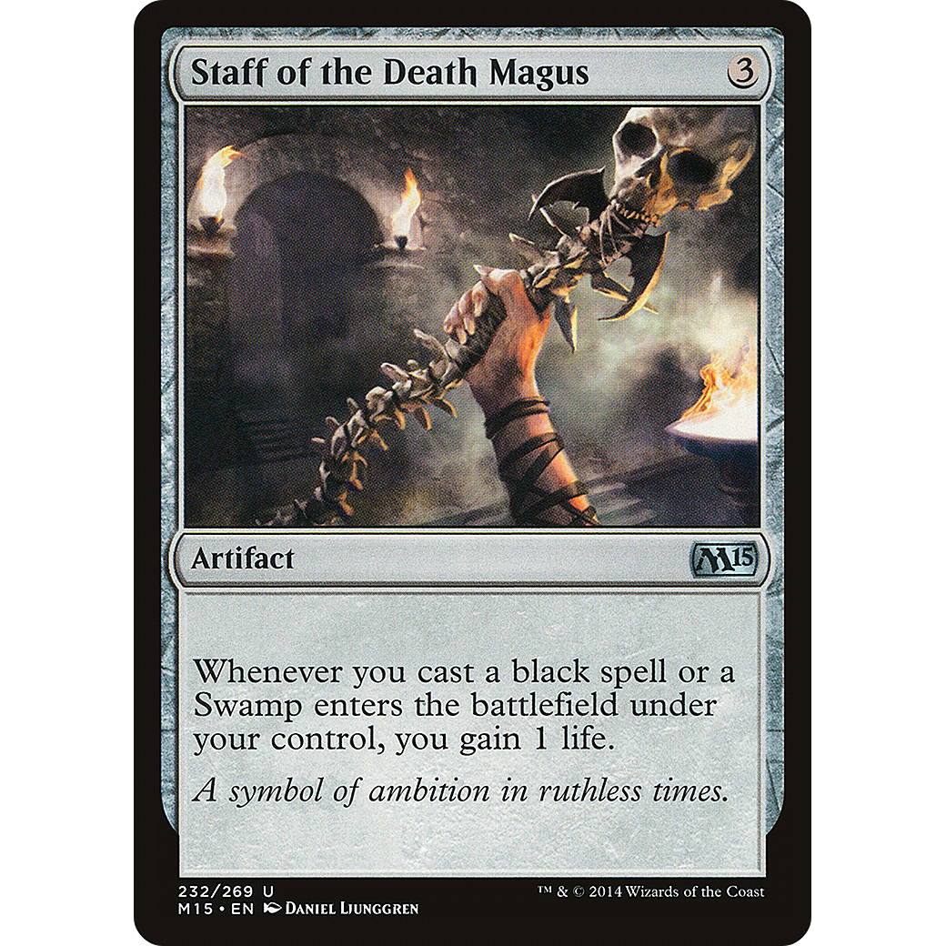 Staff of the Death Magus (M15-232) - Magic 2015