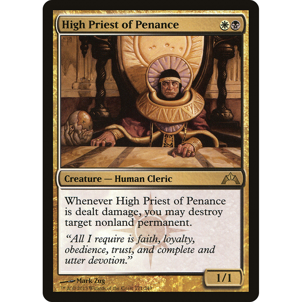 High Priest of Penance (GTC-171) - Gatecrash Foil