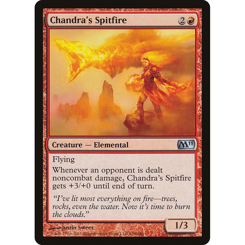 Chandra's Spitfire (M11-129) - Magic 2011