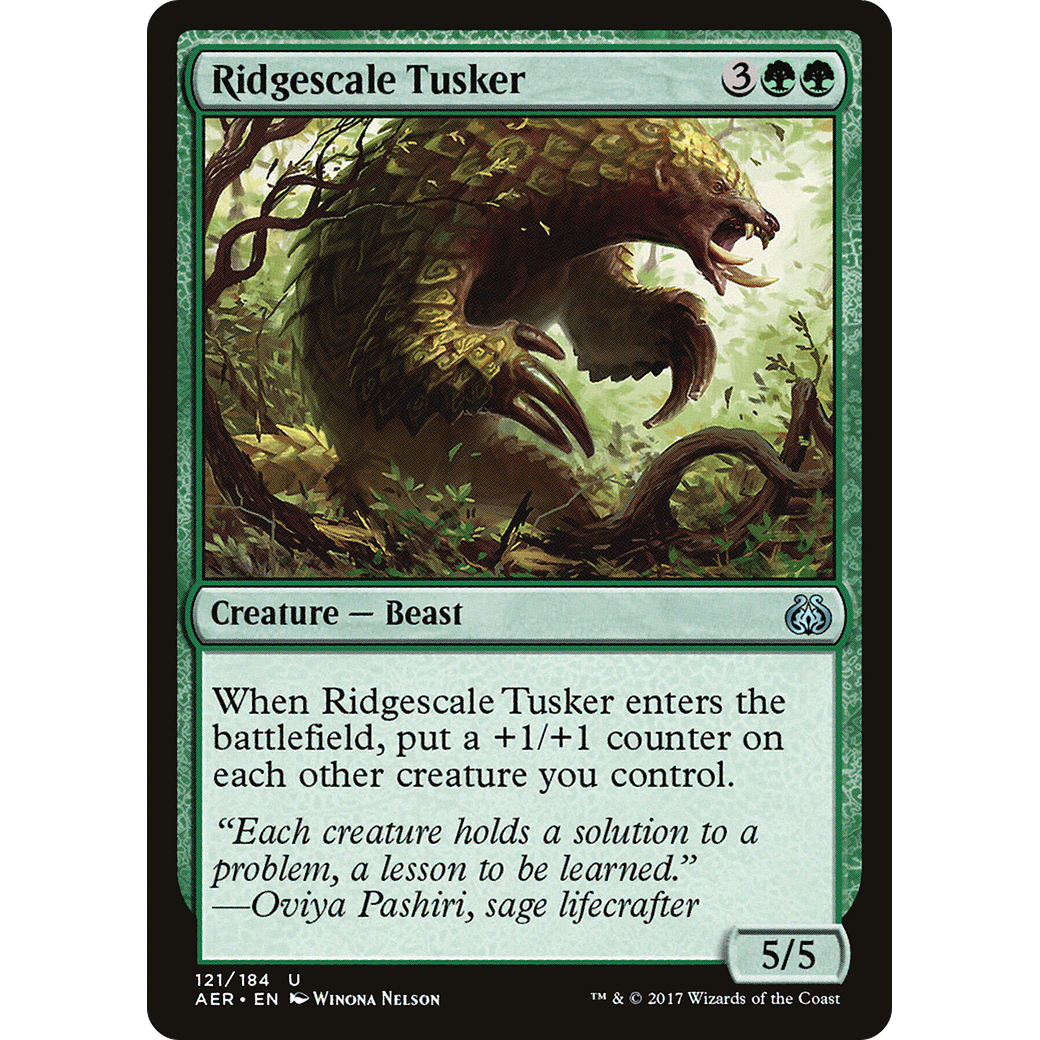 Ridgescale Tusker (AER-121) - Aether Revolt