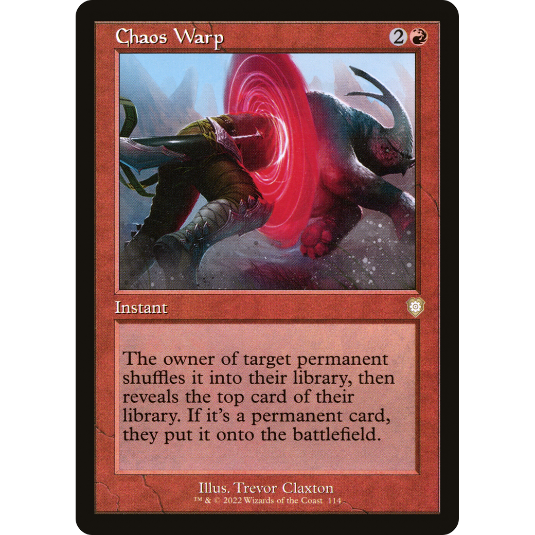 Chaos Warp (Retro Frame) (BRC-114) - The Brothers' War Commander