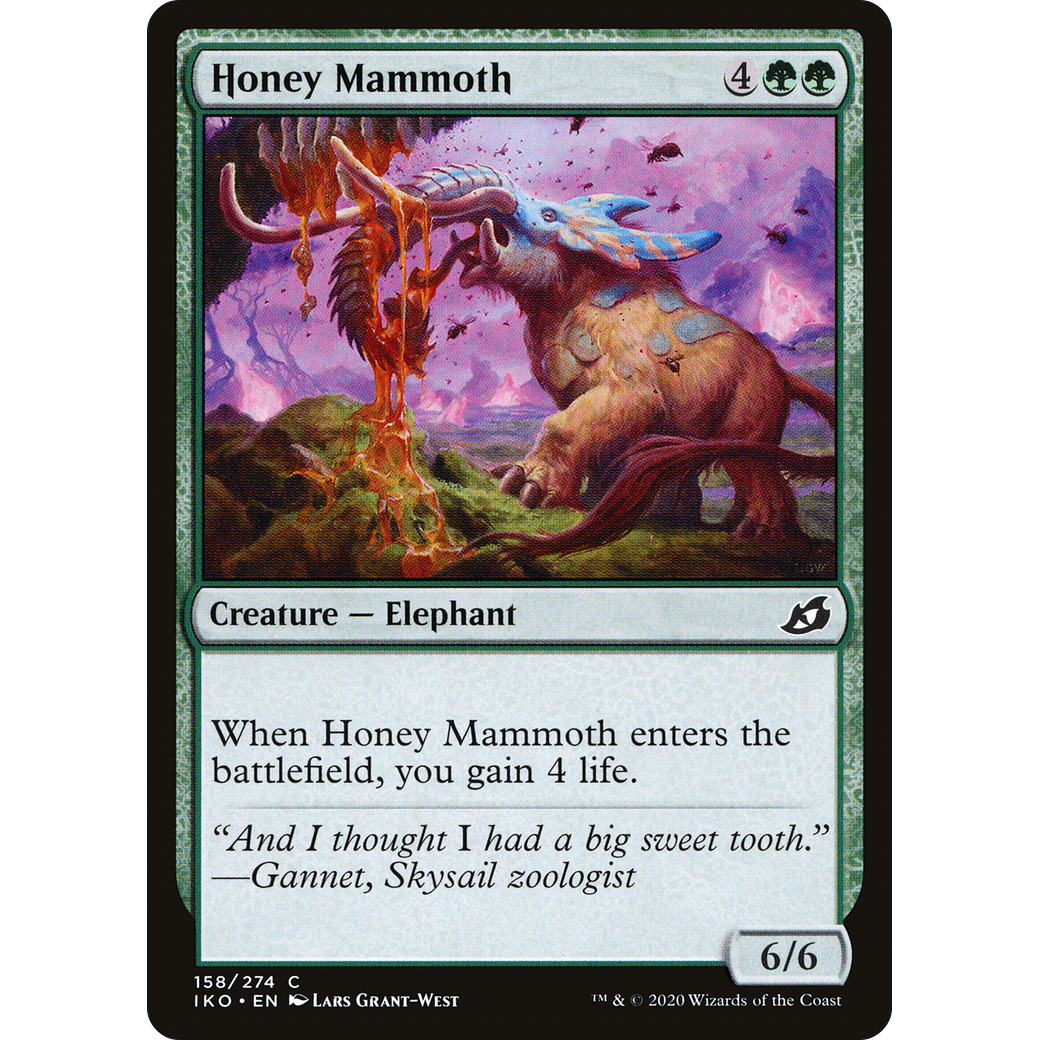 Honey Mammoth (IKO-158) - Ikoria: Lair of Behemoths