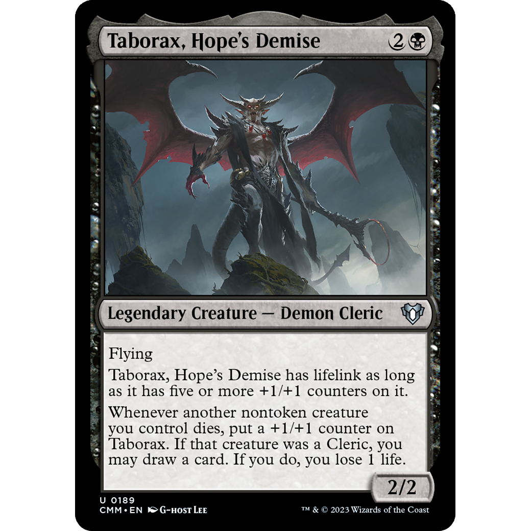 Taborax, Hope's Demise (CMM-189) - Commander Masters Foil