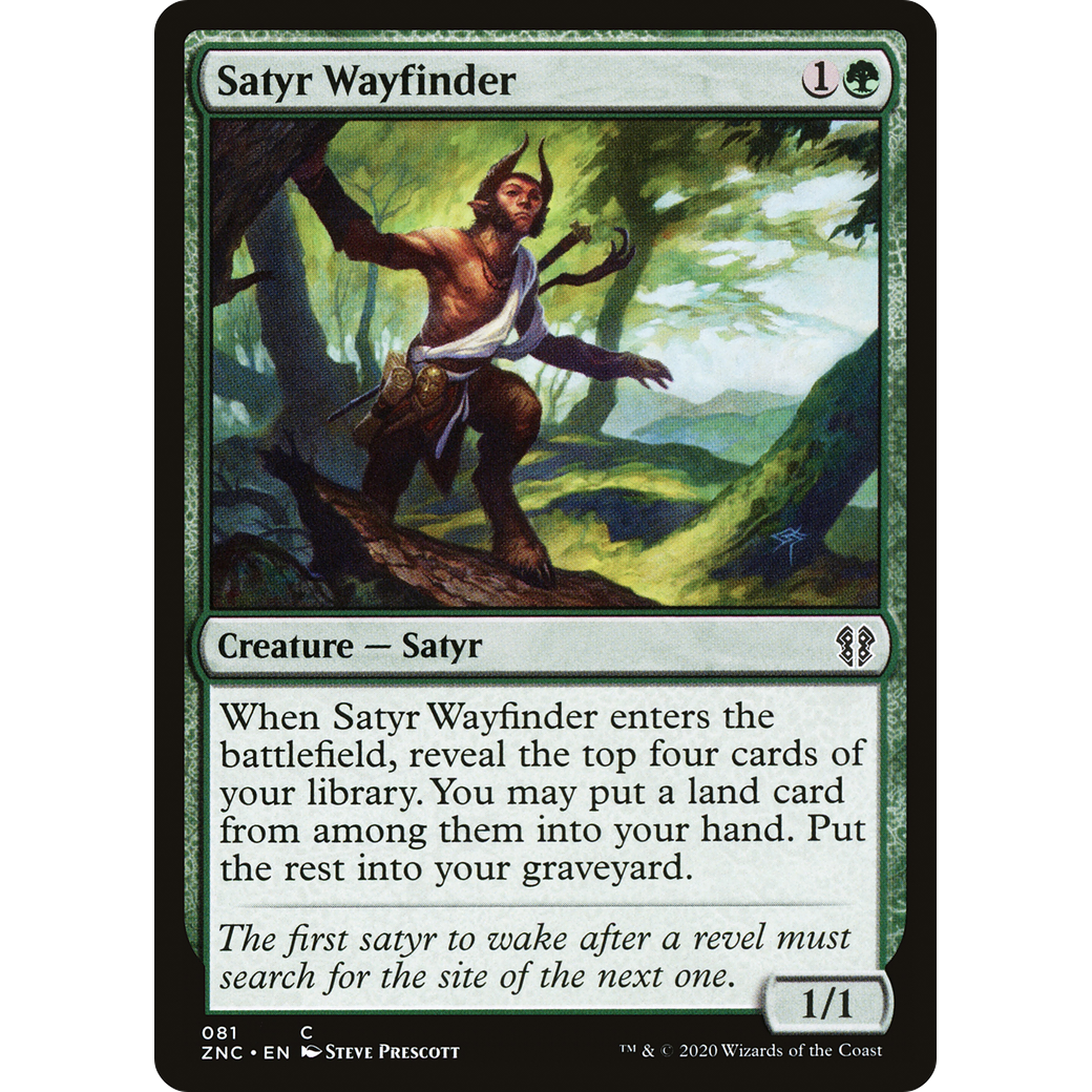 Satyr Wayfinder (ZNC-081) - Zendikar Rising Commander