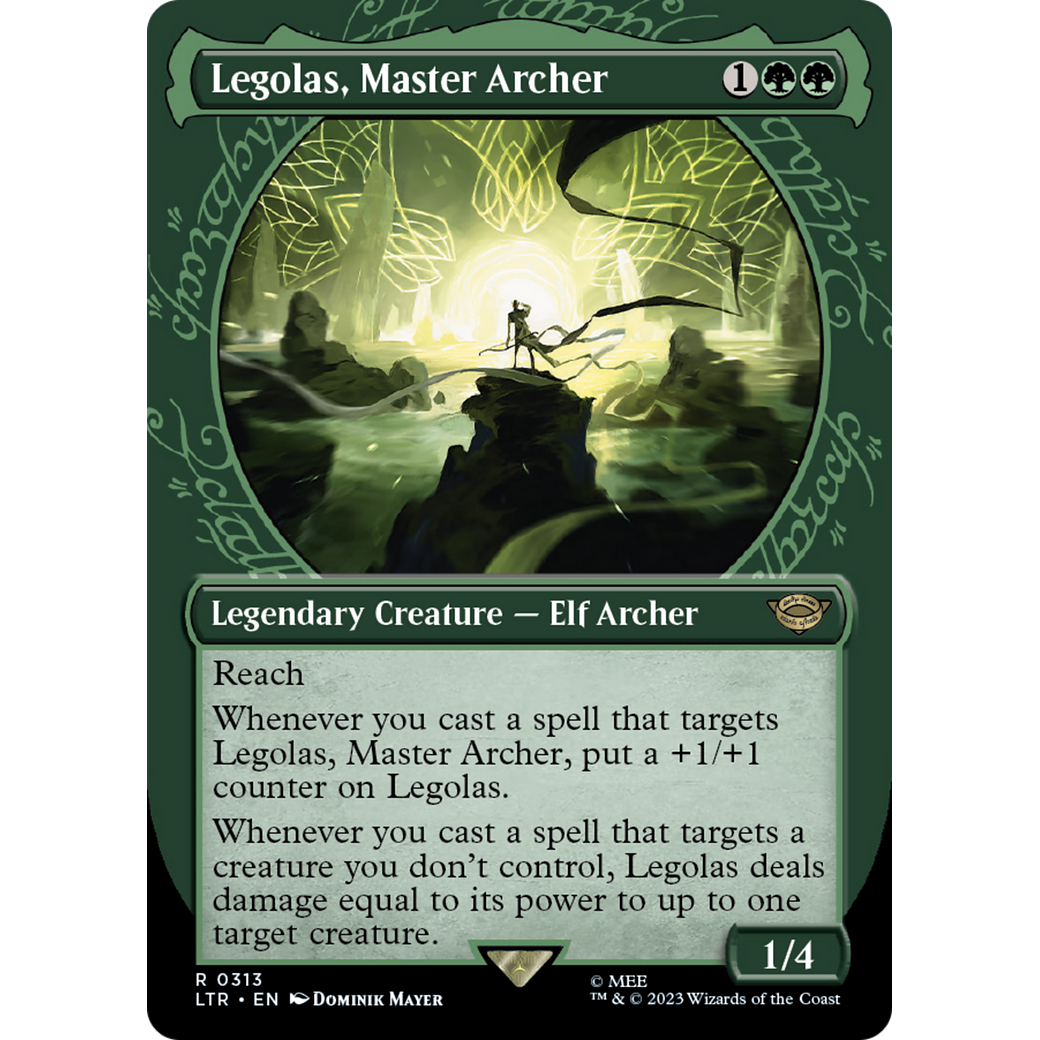 Legolas, Master Archer (LTR-313) - The Lord of the Rings: Tales of Middle-earth: (Showcase) (Borderless)