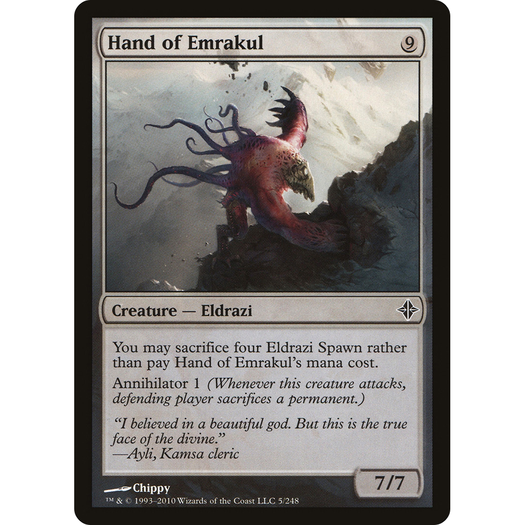 Hand of Emrakul (ROE-005) - Rise of the Eldrazi Foil